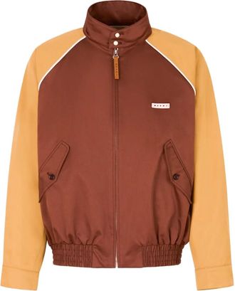 Marni Jack met raglan mouwen en rits - Bruin