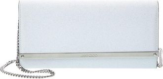 Jimmy Choo London Milla Glitter Wallet On Chain
