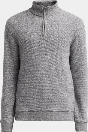 Vince Men & apos;s Brushed Waffle Half-Zip Sweater