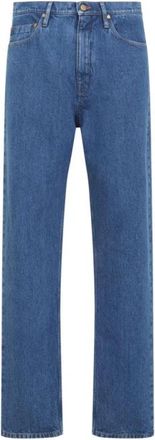 Jil Sander Regular Denim Broeken - Heren - Regular Fit Jeans - Blauw - W33 - Denim - Jeans