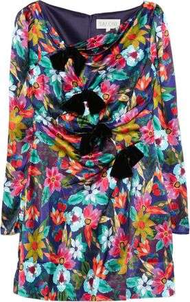 Saloni Abito corto Kelly - Blu