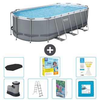 Bestway Piscina Bestway Power Steel Oval - 549x274x122 Cm - 8-piezas S566