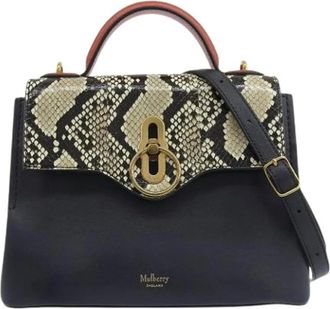 Mulberry Pre-owned Handbags, female, Blue, Size: ONE SIZE Pre-owned Leather Handbag