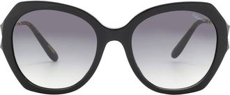 Chopard Grey Butterfly Ladies Sunglasses SCH354V 0700 54