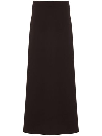P.A.R.O.S.H. A-line midi skirt - women - Polyester - S - Brown