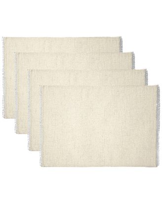 Lenox Set Of 4 French Perle Solid Placemats