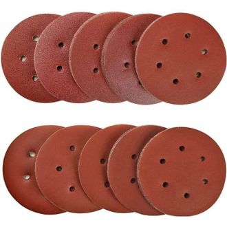 OEM 100 Discos Abrasivos De 150 Mm Para Lijado Y Pulido. Granulometr&iacute;a: 40/80/120/180/320/600/800/1000/1500/2000. Ideales Para Lijar, Pulir Y Eliminar &Oacute;xi