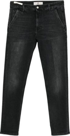 Pantaloni Torino Black Slim Mid Rise Jeans