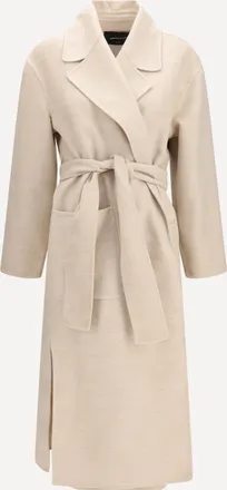Fabiana Filippi Belted double wool Coat Female 40
