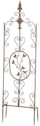 Clp Reja Outdoor De Metal Burgus Decorativa Marr&oacute;n Antiguo