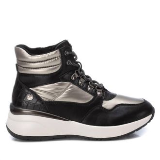 Xti Womens Sport Wedge Booties In Black