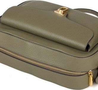 Coccinelle Womens Crossbody Bag Laurel Green Cowhide - Crossbody-Bags