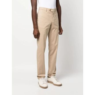 Brunello Cucinelli Beige Straight-Leg Trousers, Brand Size 58 (US Size 42)