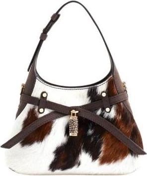 Borbonese Tassen, Dames, Veelkleurig, ONE Size, Leer, B-Halo Mini Bag