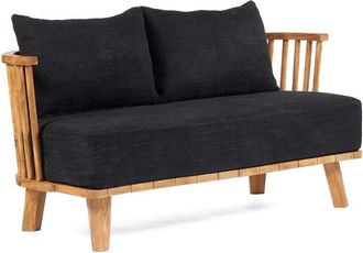 Bazar Bizar Sof&aacute; de madera de teca recuperada y tela