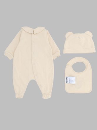 Moschino Three-Piece Coordinated Babygrow Set - Beige