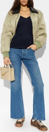 Bottega Veneta Bottega Veneta Bomber Jacket, Womens, Green