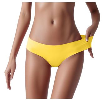 Generic Womens Seamless Cotton Underwear - High Waist Breathable Hipster Panties - Everyday Comfort No VPL Soft Stretch Underwear for Women - Tagless Sensual 