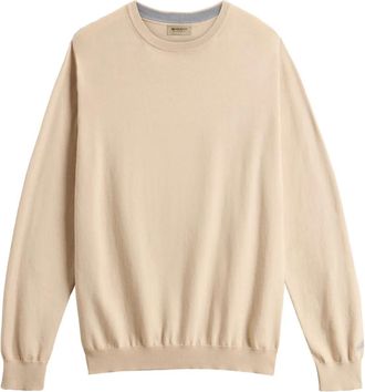 Woolrich Felpa con logo ricamato - Toni neutri
