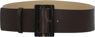 D.exterior Leren Riem - Dames - Riemen - Bruin - S - Leer - Accessoires