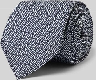 HUGO BOSS Krawatte aus Seiden-Mix in Dunkelblau, Gr&ouml;&szlig;e 1