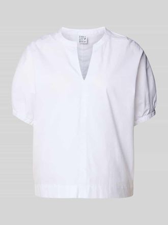 Emily van den Bergh Blusenshirt mit elastischen &Auml;rmelabschl&uuml;ssen in Offwhite, Gr&ouml;&szlig;e 42