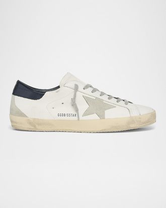Golden Goose Men & apos;s Super-Star Leather Low-Top Sneakers