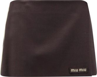 Miu Miu Mujer, Faldas, Marr&oacute;n, Talla: S