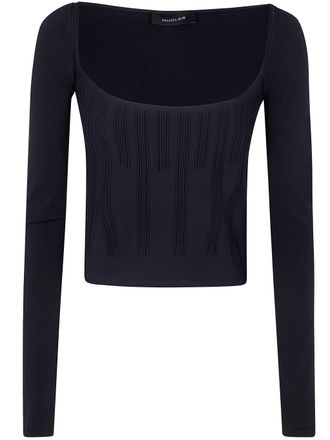 MUGLER Madonna Neck Top By Mugler
