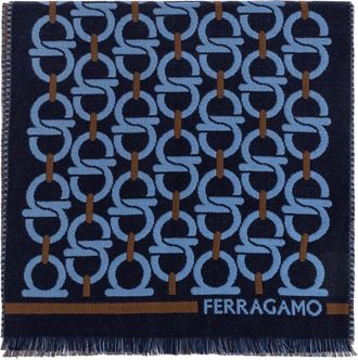 Ferragamo Uomo, Accessori, Blu, Taglia unica, new