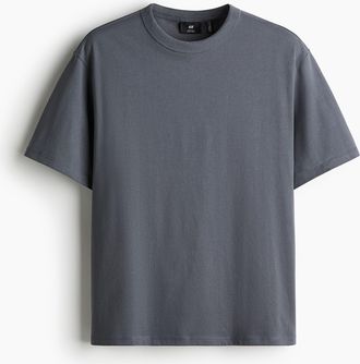 H&M COOLMAX T-Shirt Loose Fit - Grau