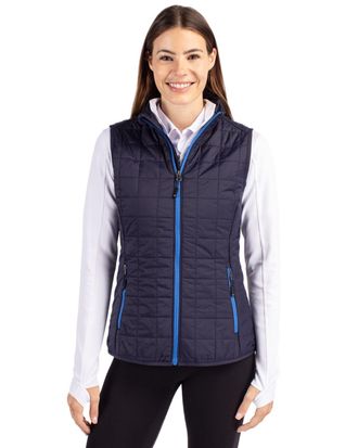 Cutter & Buck Rainier PrimaLoft Womens Eco Insulated Full Zip Puffer Vest