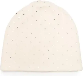 Generation Love Norah Crystal Beanie in White at Nordstrom