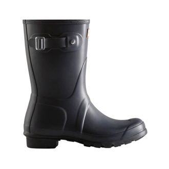 Hunter Wellies, female, Blue, 8 UK, Original Short Rain Boot