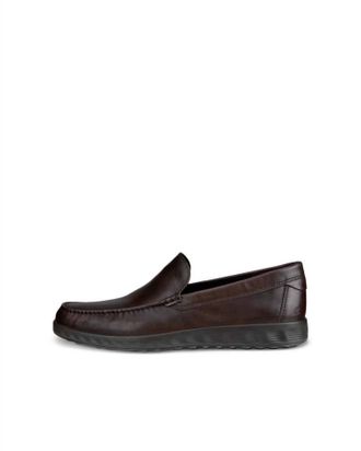 Ecco Mens Lite Moc Shoe In Cocoa Brown