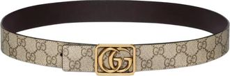 Gucci Riem met GG-logo - Beige