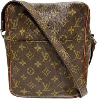 Louis Vuitton Pre-owned Cross Body Bags, female, Brown, Size: ONE SIZE Pre-owned Vintage Monogram Shoulder Bag