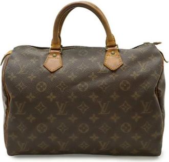 Louis Vuitton Pre-owned Monogram Boston Bag - Dames - Vintage Handtas - Bruin - ONE Size - Vintage