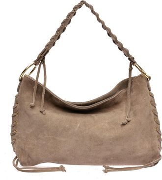 Anna Luchini Beige Rundleer Tas