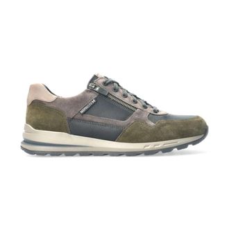 Mephisto Handgemaakte Bradley Sneaker met Soft-Air Middenzool - Heren - Sneakers - Groen - 40 EU - Leer - Schoenen