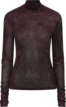 Dante6 Olya Top - Dames - Tops - Bruin - Maat: XS Jersey