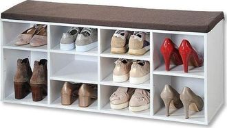 KESPER Mueble Para Zapatos Moderno Blanco 103,5 Cm