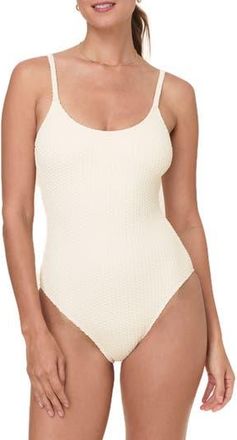 Andie Swim The Amalfi One-Piece Swimsuit in Gardenia at Nordstrom Rack, Size 3X-Large