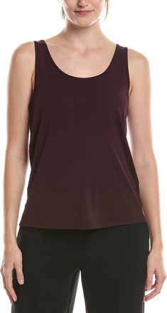 Eileen Fisher Silk Scoop Neck Slim Tank