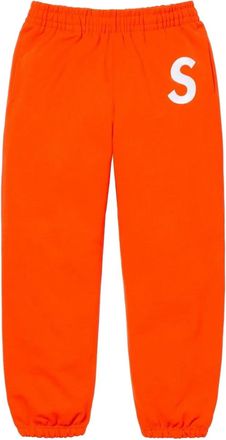 SUPREME logo-print track pants - Oranje