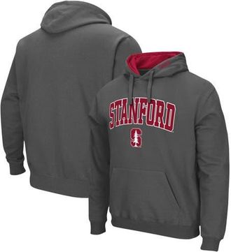 Colosseum Mens Colosseum Charcoal Stanford Cardinal Arch & Logo 3.0 Pullover Hoodie at Nordstrom, Size Xx-Large