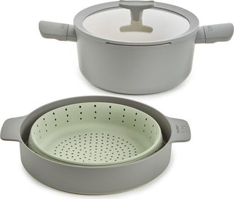 Berghoff Leo Balance 3-Piece Steamer Set in Moon Mist at Nordstrom Rack