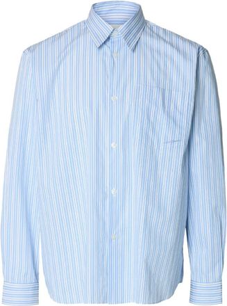 Selected Heren, Overhemden, Blauw, Maat: XL