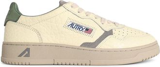 Autry Medalist Low Ivory White Leather Sneakers