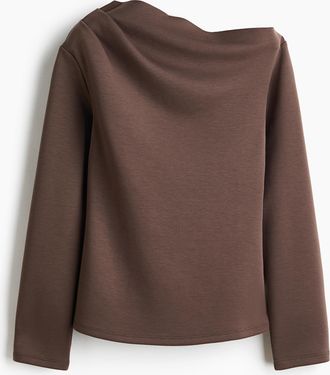 H&M Asymmetrisches Shirt - Beige